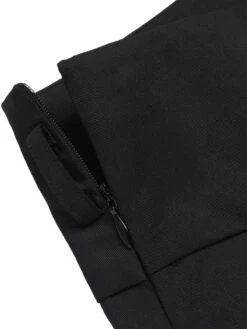 [Pre-Sale] Black 1950s Solid Umbrella Skirt With Belt -Women's Fashion Sales SCHL004239 5