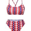 1960s Spaghetti Strap Independence Day Swimsuit -Women's Fashion Sales SCHL004256 1 compressed