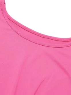 Pink 1970s Solid Waist Hollow Pencil Dress 9 Pink 1970s Solid Waist Hollow Pencil Dress -Women's Fashion Sales SCHL004530 4