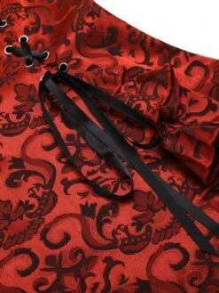 Vintage 1930s Punk Lace-Up Mermaid Skirt -Women's Fashion Sales SCHL004609 4