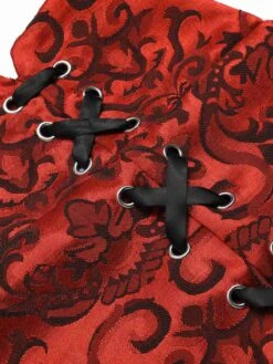 Vintage 1930s Punk Lace-Up Mermaid Skirt -Women's Fashion Sales SCHL004609 5