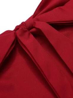 1960s Solid Tie-Up Mermaid Long Skirt -Women's Fashion Sales SCHL004626 4