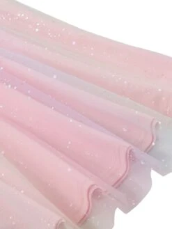 Pink 1950s Halter Mesh Sequined Dress -Women's Fashion Sales SCHL004675 PAT 3