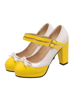 Retro Mary Jane High Heels Shoes 27 Retro Mary Jane High Heels Shoes -Women's Fashion Sales SCN002030 Y 11
