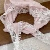 Retro Pink Triangle Lace Hair Tie -Women's Fashion Sales SCQL000261 LP 1