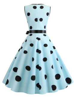 1950s Bow Polka Dot Swing Dress -Women's Fashion Sales SCV002515 BD1 3 317c4507 af06 444c 9bd3 111134002007
