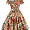 1950s Bikini Girls Swing Dress -Women's Fashion Sales SCV005116 PAT1 2