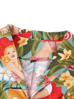 1950s Bikini Girls Swing Dress -Women's Fashion Sales SCV005116 PAT1 4