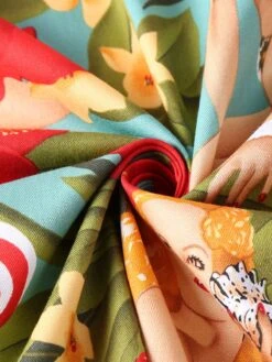 1950s Bikini Girls Swing Dress -Women's Fashion Sales SCV005116 PAT1 7