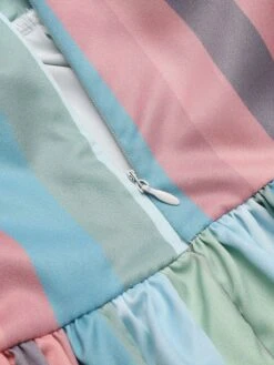 Rainbow 1950s Stripe Pocket Swing Dress 19 Rainbow 1950s Stripe Pocket Swing Dress -Women's Fashion Sales SCV005122 4