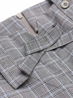 Gray 1950s Plaids Suspender Pants -Women's Fashion Sales SCV010980 6 compressed