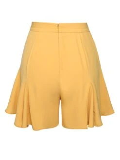 Yellow 1950s Ruffled Pockets Shorts 10 Yellow 1950s Ruffled Pockets Shorts -Women's Fashion Sales SCV016331 10 8c1767c4 a457 4e6b 8b02 03be9f6c8385