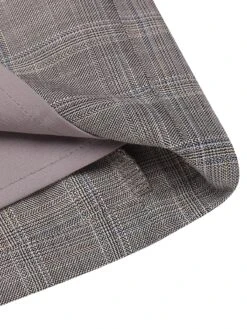 Gray 1960s Plaid Belt Pencil Skirt -Women's Fashion Sales SCV019064 7