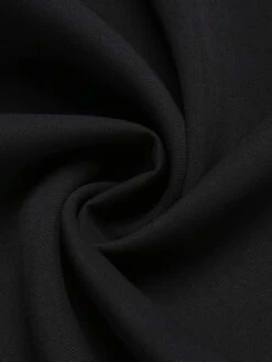 Black 1930s Solid Suspender Pants -Women's Fashion Sales SCV020360 7