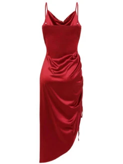 1960s Drawstring Spaghetti Strap Pencil Dress -Women's Fashion Sales SCV020944 R2