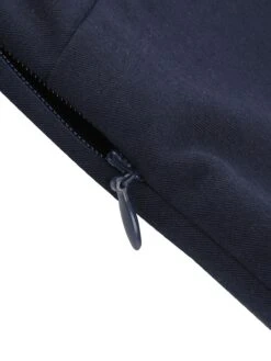 Navy Blue 1950s Solid Belt Swing Dress -Women's Fashion Sales SCV021021 NB 7