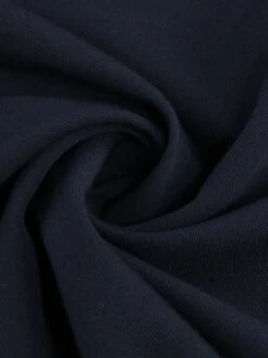 Navy Blue 1950s Solid Belt Swing Dress -Women's Fashion Sales SCV021021 NB 8