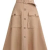 Khaki 1950s Big Pockets Button Skirt 1 Khaki 1950s Big Pockets Button Skirt -Women's Fashion Sales SCV021067 1 58e42476 1b4a 48c6 bc0e 64ef9e6542b8