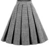 Black Retro Plaid Swing Panel Skirt -Women's Fashion Sales SCV021350 B 1 ea06acf1 67bd 447d b64a ebd5fb0835ea