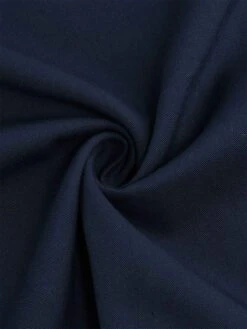 Blue & White 1950s Solid Patchwork Dress -Women's Fashion Sales SCV021364 NB 10 compressed