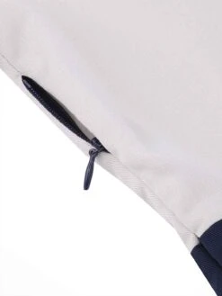 Blue & White 1950s Solid Patchwork Dress -Women's Fashion Sales SCV021364 NB 7 compressed