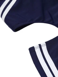 Navy Blue 1930s Halter One-piece Swimsuit -Women's Fashion Sales SCX001168 NB 5