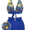 Blue 1930s Halter Lemon Belted Swimsuit -Women's Fashion Sales SCX001366 01 compressed