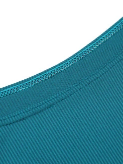 Blue 1930s Bow Strap One-piece Swimsuit -Women's Fashion Sales SCX001379 6