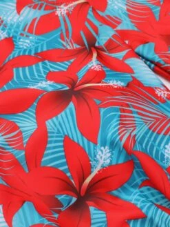 1950s Bow Tie Floral Cross Straps Swimsuit -Women's Fashion Sales SCX001476 4