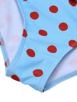 1940s Halter Contrast Polka Dots One-Piece Swimsuit -Women's Fashion Sales SCXL000013 6 compressed