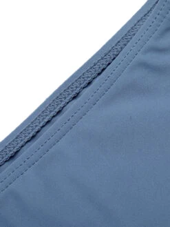 Blue 1930s Solid Buttoned Bandeau Swimsuit -Women's Fashion Sales SCXL000025 4