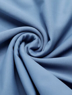 Blue 1930s Solid Buttoned Bandeau Swimsuit -Women's Fashion Sales SCXL000025 6