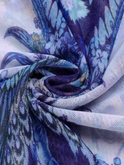 [Plus Size] 2PCS Multicolor 1960s Shoulder Straps Plant Swimsuit & Cover Up -Women's Fashion Sales SCXL000039 MC 01 6 4d99b222 36ed 40ee ad45 f9ae16d9148f