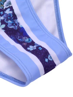 [Plus Size] 2PCS Multicolor 1960s Shoulder Straps Plant Swimsuit & Cover Up -Women's Fashion Sales SCXL000039 MC 01 7