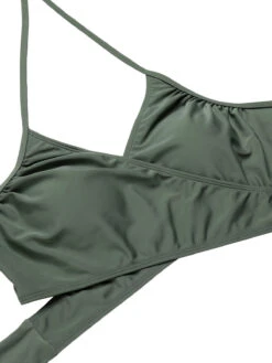 [Plus Size] Green Grey 1930s Halter Strappy Tankini Swimsuit -Women's Fashion Sales SCXL000074 GRE 01 5