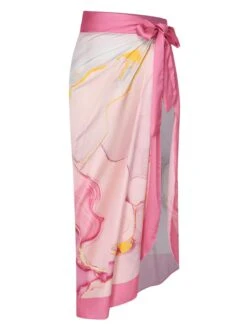 2PCS 1950s Pink Print Swimsuit & Cover-Up -Women's Fashion Sales SCXL000096 P 01 2 compressed