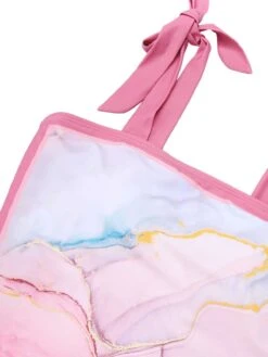 2PCS 1950s Pink Print Swimsuit & Cover-Up -Women's Fashion Sales SCXL000096 P 3 2 compressed