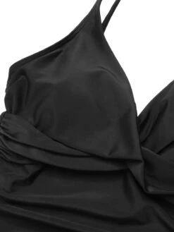 1950s Classic Solid One-Piece Swimsuit -Women's Fashion Sales SCXL000112 4