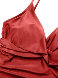 1950s Classic Solid One-Piece Swimsuit -Women's Fashion Sales SCXL000112 R 4