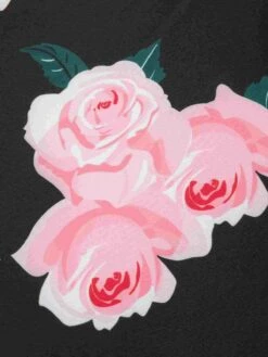 [Plus Size] Multicolor 1930s Ruffled Hem Printed Swimsuit -Women's Fashion Sales SCXL000136 MC 01 5