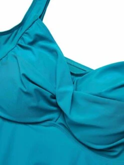 [Plus Size] 1950s Spaghetti Strap Solid Swimsuit -Women's Fashion Sales SCXL000148 5 compressed