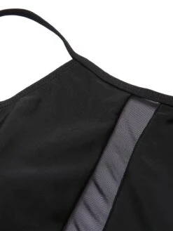 [Plus Size] 1940s Leopard Mesh Patchwork Swimsuit -Women's Fashion Sales SCXL000188 1 4