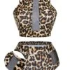 [Plus Size] 1940s Leopard Mesh Patchwork Swimsuit -Women's Fashion Sales SCXL000188 2 01