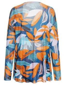 [Plus Size] 1940s Spaghetti Strap Print Swimsuit & Cover-Up -Women's Fashion Sales SCXL000191 1 5 compressed