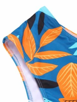 [Plus Size] 1940s Spaghetti Strap Print Swimsuit & Cover-Up -Women's Fashion Sales SCXL000191 1 7 compressed