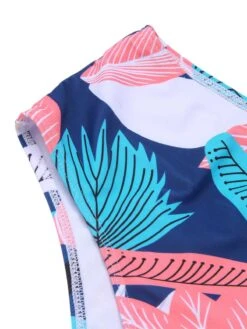 [Plus Size] 1940s Spaghetti Strap Print Swimsuit & Cover-Up -Women's Fashion Sales SCXL000191 2 7 compressed