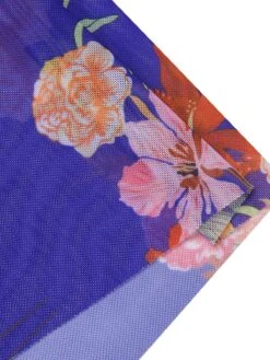 [Plus Size] 1940s Strap Print One-Piece Skirt Swimsuit -Women's Fashion Sales SCXL000193 1 6 compressed