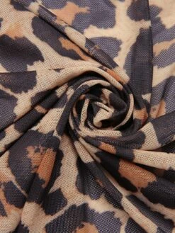 [Plus Size] 1940s Strap Print One-Piece Skirt Swimsuit -Women's Fashion Sales SCXL000193 2 7 compressed