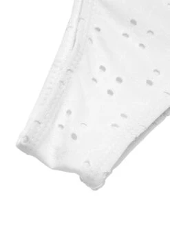 1950s Spaghetti Strap Solid Ruffles Swimsuit & Cover-Up -Women's Fashion Sales SCXL000212 10