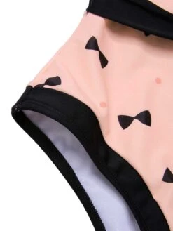 Pink 1950s Bow Polka Dots Print One-Piece Swimsuit -Women's Fashion Sales SCXL000250 6 compressed